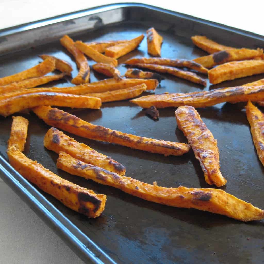 Baked Vegan Sweet Potato Fries Recipe