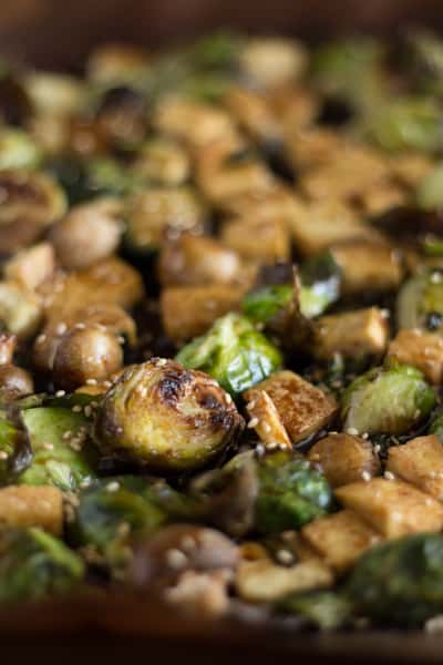 Sweet Sesame Roasted Brussel Sprouts 5