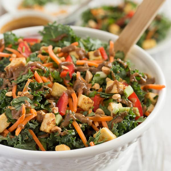 Thai Peanut Kale Salad Square