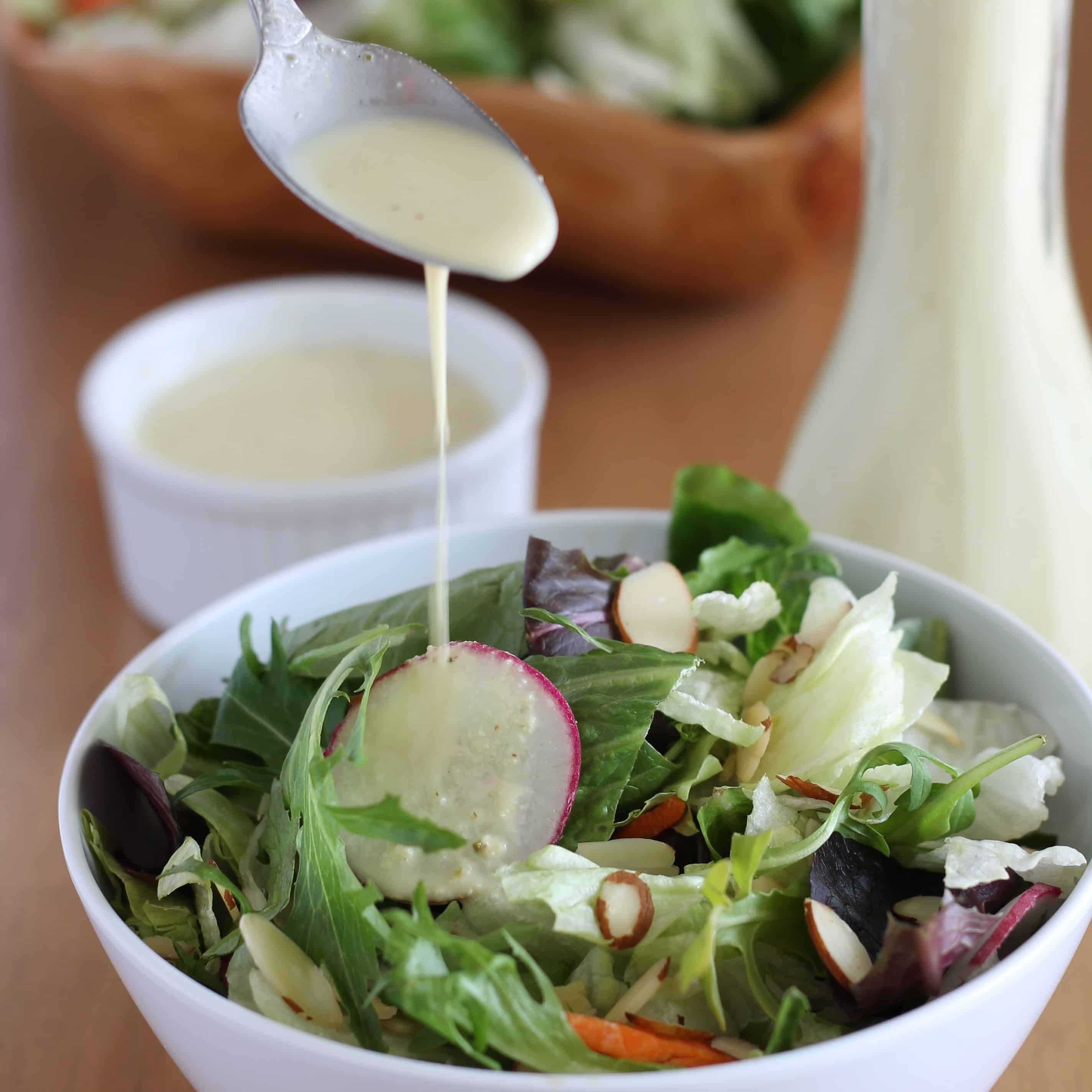 Crazy Good Vegan Creamy Salad Dressing – Vegan Yumminess