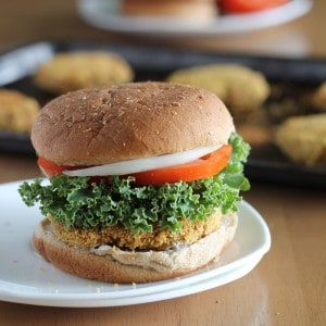 Baked Chickpea Burgers