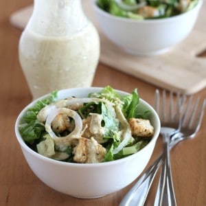 Caesar Salad Dressing Vegan Style