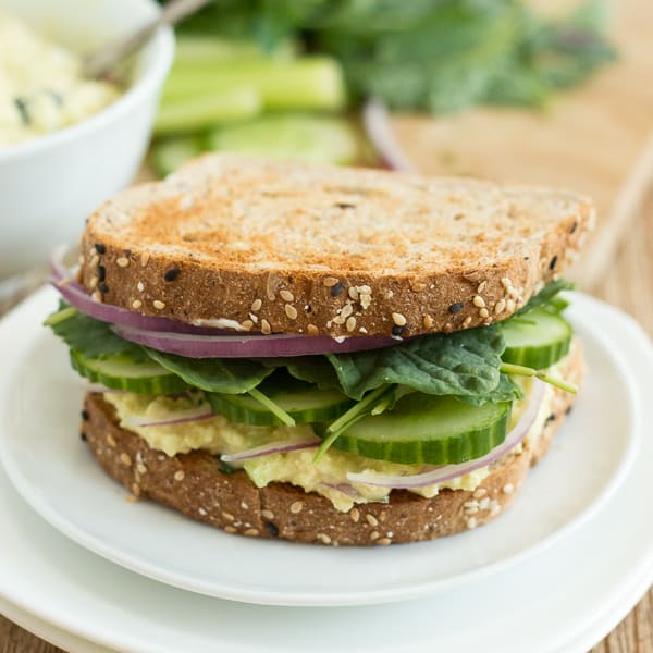 Vegan Tofu Egg Salad Sandwiches - Vegan Yumminess