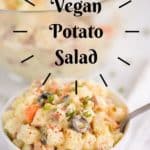 Quick and easy vegan potato salad